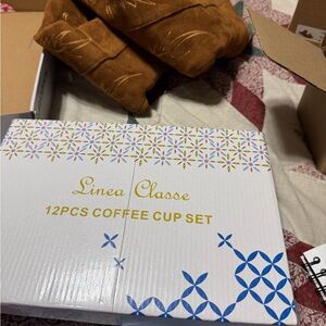 Linea Classe Floral Coffee Cup Set